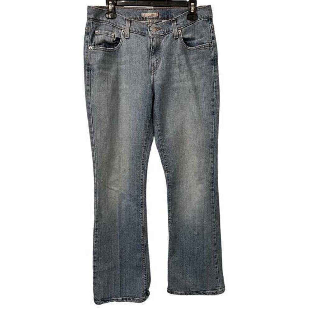 LEVI’S 529 BOOTCUT thrashed Woman’s vintage 90’s Y2K denim blue jeans sz 10M